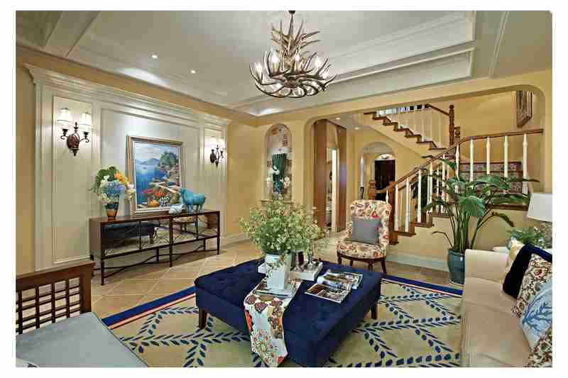 路桥中盛豪庭4室5厅2卫178平米地中海风格效果图台州装修